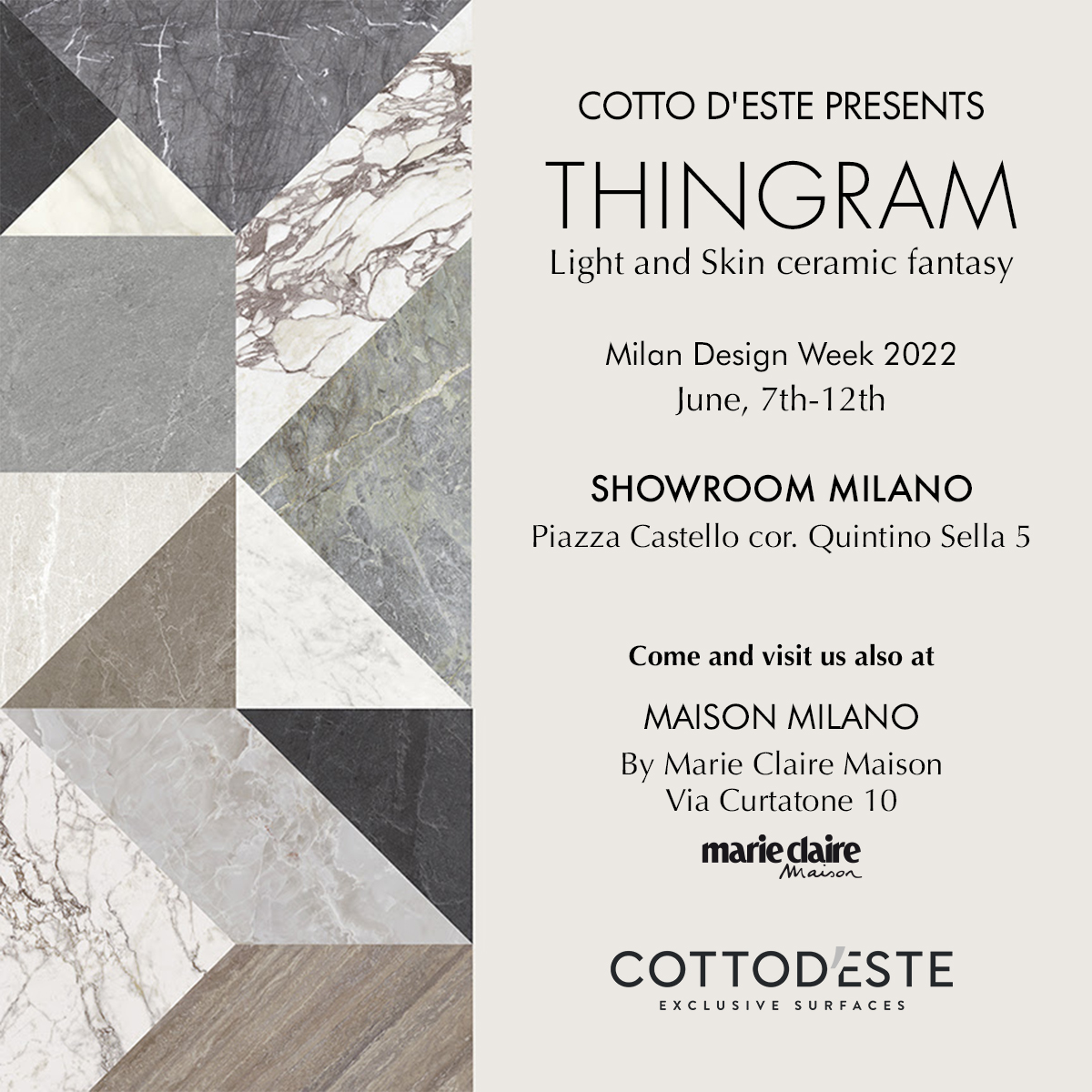 Thingram: Cotto d’Este au Fuorisalone: Photo 1